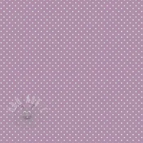 Țesătură din bumbac Petit dots lilac