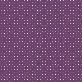 Țesătură din bumbac Petit dots purple