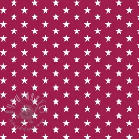 Țesătură din bumbac Petit stars cerise