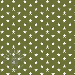 Țesătură din bumbac Petit stars green