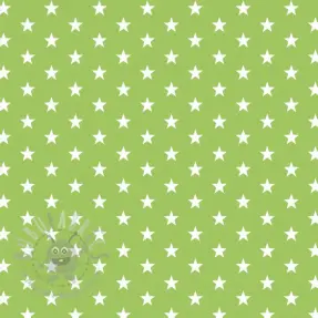 Țesătură din bumbac Petit stars lime