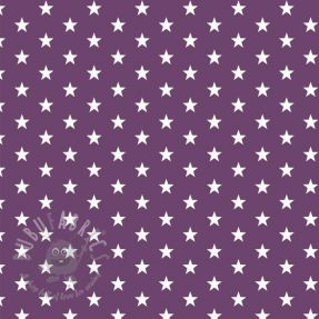 Țesătură din bumbac Petit stars purple