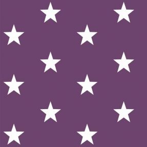 Țesătură din bumbac Stars purple