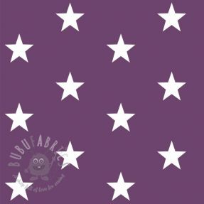 Țesătură din bumbac Stars purple