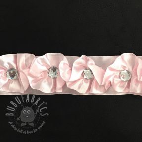 Panglică din satin Crystal rose