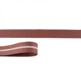 Bandă bias din piele sintetică brown