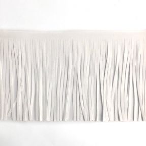 Franjuri 12 cm suede white