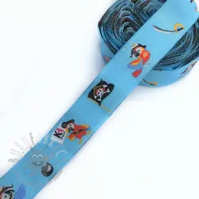 Panglică Pirate light blue