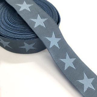 Panglică Stars jeans/light blue