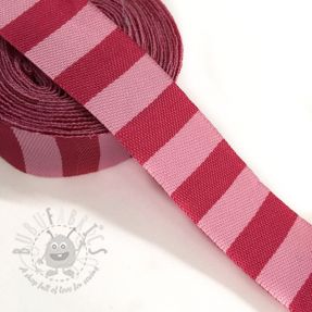 Panglică Stripe fuchsia