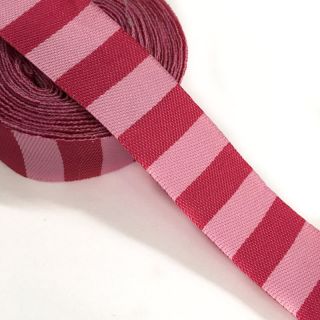 Panglică Stripe fuchsia