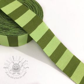 Panglică Stripe lime