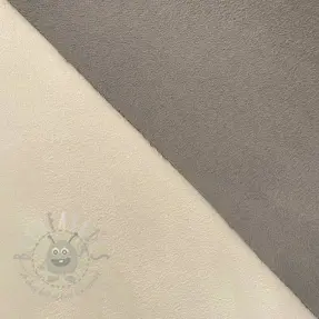 Imitație de piele întoarsă ALASKA ecru/taupe