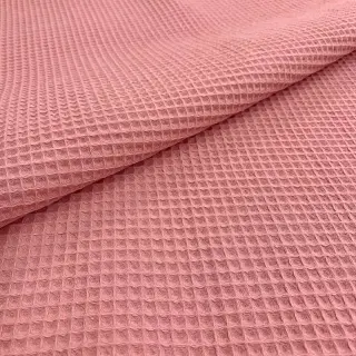 Țesătură din bumbac waffle rose