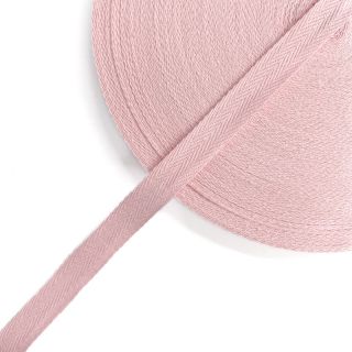 Bandă twill din bumbac 15 mm pink