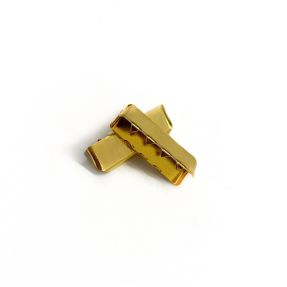 Terminație metalică 25 mm gold