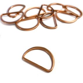 Semicerc D-Ring 25 mm copper