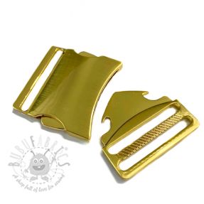 Cataramă trident metalică 40 mm gold