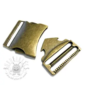 Cataramă trident metalică 40 mm messing