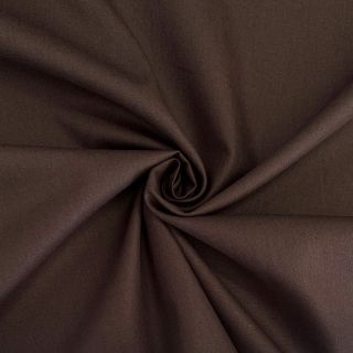 Poplin din bumbac dark brown