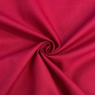 Poplin din bumbac cerise