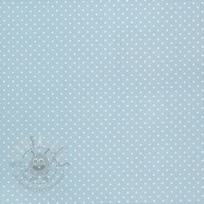 Țesătură din bumbac Petit dots light blue