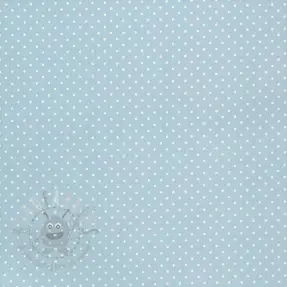 Țesătură din bumbac Petit dots light blue