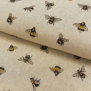 Țesătură decorativă Linenlook premium Bumblebees