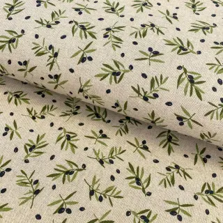 Țesătură decorativă Linenlook premium Black Olive