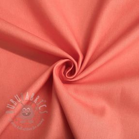 Poplin din bumbac coral