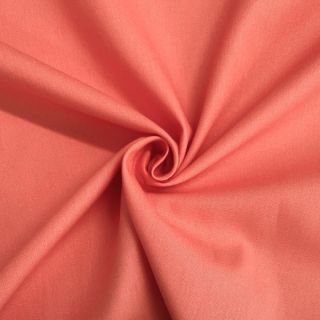 Poplin din bumbac coral