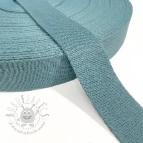Chingă din bumbac 4 cm steel blue