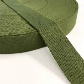 Chingă din bumbac 4 cm olive green