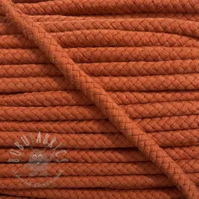 Șnur din bumbac 8 mm dark orange