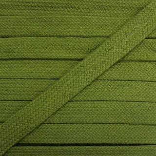 Șnur plat din bumbac 13 mm olive green