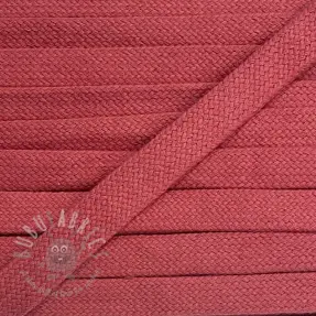 Șnur plat din bumbac 13 mm coral