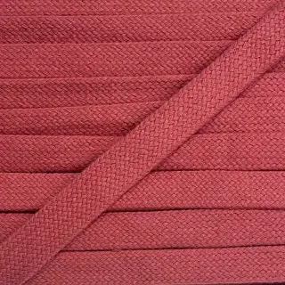 Șnur plat din bumbac 13 mm coral