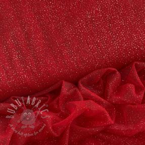 Tul pentru TUTU ROYAL SPARKLE red silver