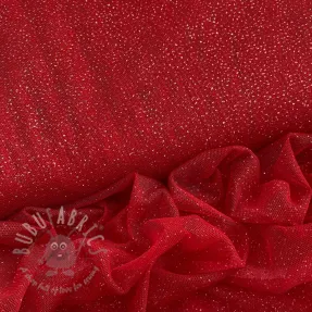 Tul pentru TUTU ROYAL SPARKLE red silver