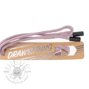 Șnur pentru glugă cu capete 115 cm HEAD1 lilac