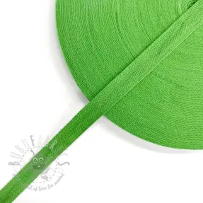 Bandă twill din bumbac 15 mm lime