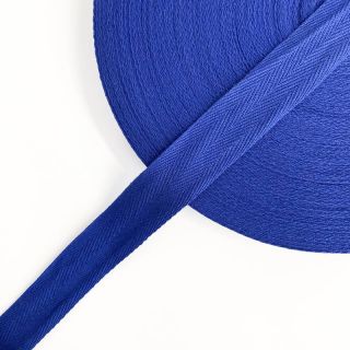 Bandă twill din bumbac 25 mm cobalt