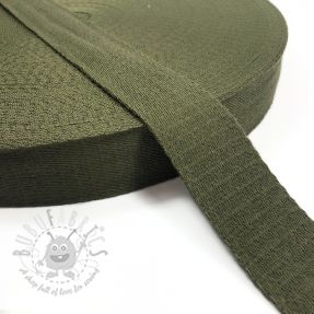 Chingă din bumbac 4 cm camo green