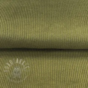 Catifea raiată army green