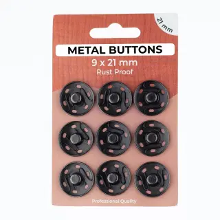 Capsă METAL 21 mm anthracite