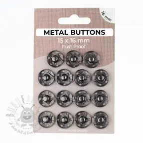 Capsă METAL 16 mm anthracite