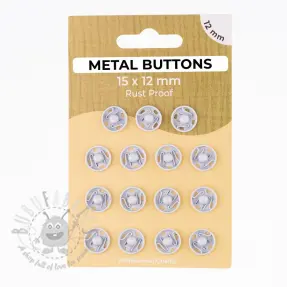 Capsă METAL 12 mm off white