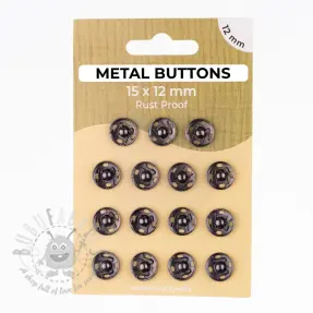 Capsă METAL 12 mm anthracite