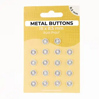 Capsă METAL 8,5 mm off white