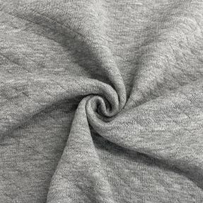 Material textil pentru trening matlasat grey melange